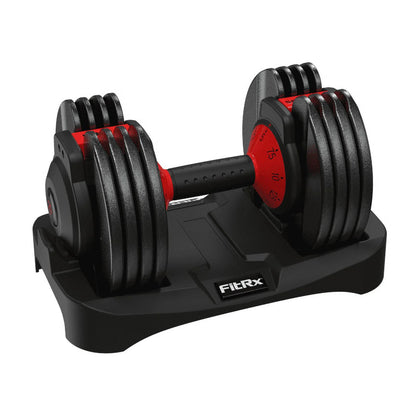 Smartbell, 25Lbs. Quick-Select 9 in 1 Adjustable Dumbbell for Home Gym, 5-25Lbs. Weight in 2.5Lbs Increments